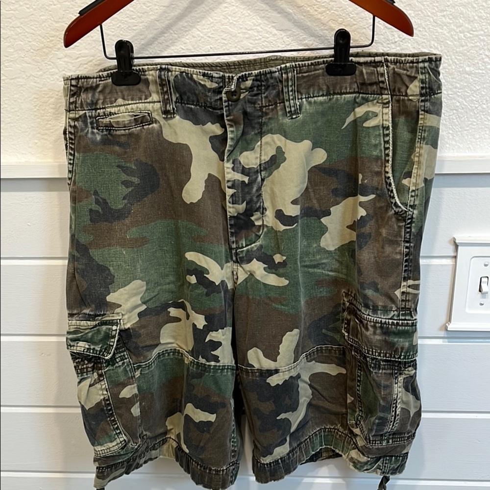 Camouflage Cargo Men Shorts